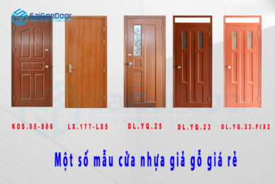 [Cập nhật] Báo giá cửa nhựa giả gỗ giá rẻ TOP1# thị trường