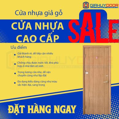 GIỚI THIỆU CỬA NHỰA PHÒNG NGỦ GIAHUYDOOR – CHẤT LƯỢNG VÀ THẨM MỸ