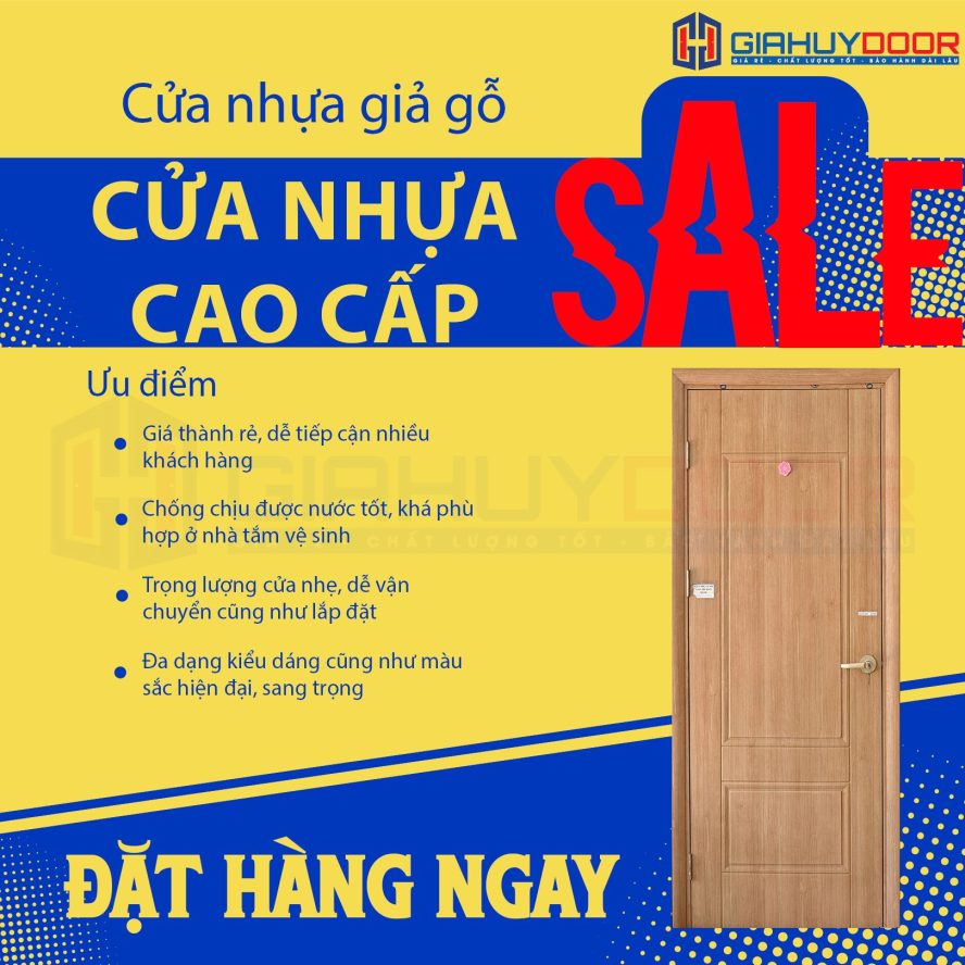 GIỚI THIỆU CỬA NHỰA PHÒNG NGỦ GIAHUYDOOR – CHẤT LƯỢNG VÀ THẨM MỸ